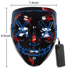Load image into Gallery viewer, LED Halloween Party Mask
