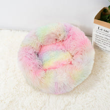 Load image into Gallery viewer, Calming Donut Cat and Dog Bed, Machine Washable, High Bolster, Multiple Sizes