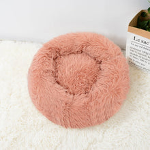 Load image into Gallery viewer, Calming Donut Cat and Dog Bed, Machine Washable, High Bolster, Multiple Sizes