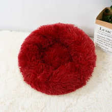 Load image into Gallery viewer, Calming Donut Cat and Dog Bed, Machine Washable, High Bolster, Multiple Sizes