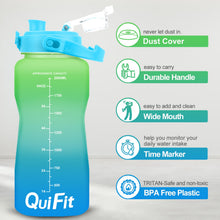 Load image into Gallery viewer, Motivational Water Bottle With Time Marker BPA Free