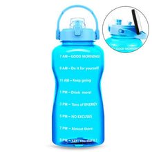 Load image into Gallery viewer, Motivational Water Bottle With Time Marker BPA Free