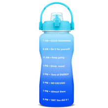 Load image into Gallery viewer, Motivational Water Bottle With Time Marker BPA Free