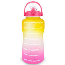 Load image into Gallery viewer, Motivational Water Bottle With Time Marker BPA Free
