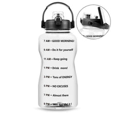 Load image into Gallery viewer, Motivational Water Bottle With Time Marker BPA Free