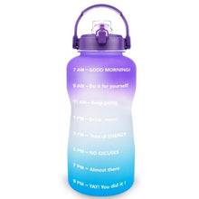 Load image into Gallery viewer, Motivational Water Bottle With Time Marker BPA Free