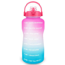 Load image into Gallery viewer, Motivational Water Bottle With Time Marker BPA Free