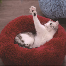 Load image into Gallery viewer, Calming Donut Cat and Dog Bed, Machine Washable, High Bolster, Multiple Sizes