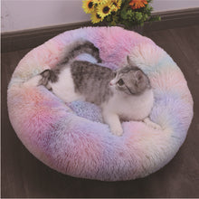 Load image into Gallery viewer, Calming Donut Cat and Dog Bed, Machine Washable, High Bolster, Multiple Sizes