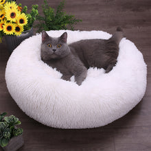 Load image into Gallery viewer, Calming Donut Cat and Dog Bed, Machine Washable, High Bolster, Multiple Sizes