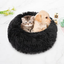 Load image into Gallery viewer, Calming Donut Cat and Dog Bed, Machine Washable, High Bolster, Multiple Sizes