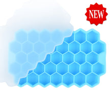 Load image into Gallery viewer, Honeycomb Ice Cube Trays with Removable Lids BPA Free