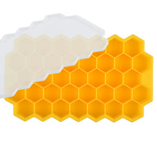 Load image into Gallery viewer, Honeycomb Ice Cube Trays with Removable Lids BPA Free