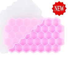 Load image into Gallery viewer, Honeycomb Ice Cube Trays with Removable Lids BPA Free