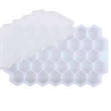 Load image into Gallery viewer, Honeycomb Ice Cube Trays with Removable Lids BPA Free