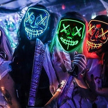 Load image into Gallery viewer, LED Halloween Party Mask