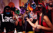 Load image into Gallery viewer, LED Halloween Party Mask