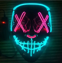 Load image into Gallery viewer, LED Halloween Party Mask