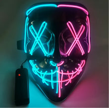 Load image into Gallery viewer, LED Halloween Party Mask