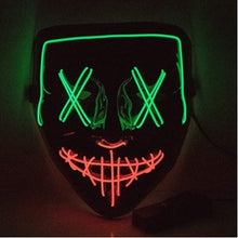 Load image into Gallery viewer, LED Halloween Party Mask