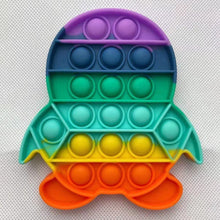 Load image into Gallery viewer, Silicone Push Pop Fidget Bubble Sensory Toy
