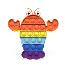 Load image into Gallery viewer, Silicone Push Pop Fidget Bubble Sensory Toy

